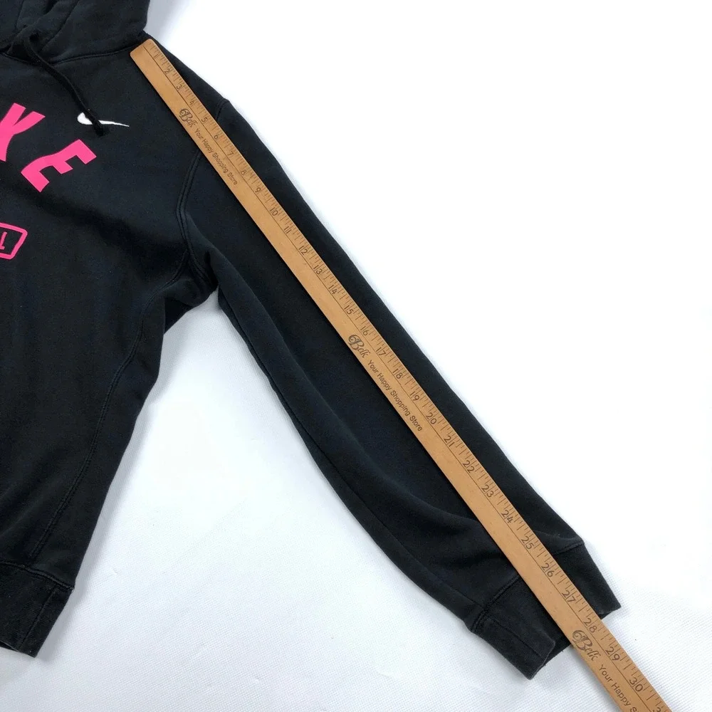 Nike Volleyball Hoodie Womens XL Black Pink Graphic Pullover CJ1789
